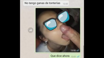 cuñada infiel envía todo WhatsApp